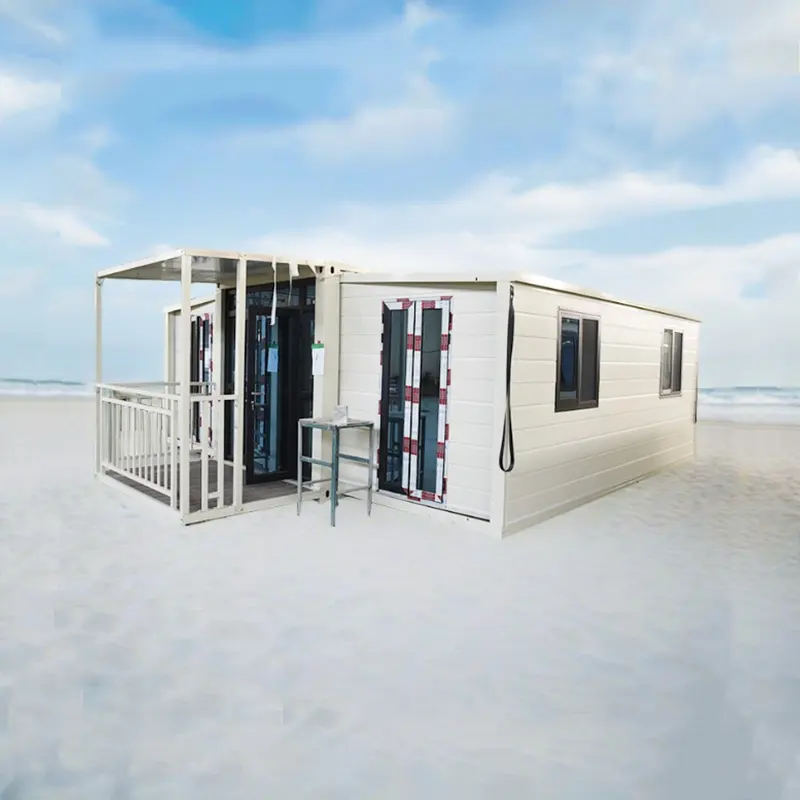 Customized interior furniture 20ft 40ft foldable expandable prefabricated modular folding portable container house