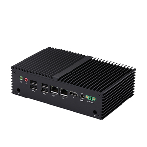 Kansung 12th Generation Powerful <strong>Quad</strong> <strong>Core</strong> CPU J6412 Fanless Linux Barebone 2 Ethernet Mini PC DDR4 POS Mini PC - Product Image 2