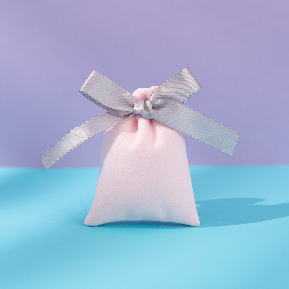 Pink and gray ribbon