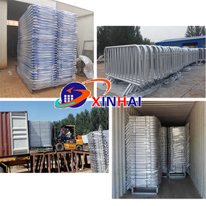 Tạm Thời Cho Người Đi Bộ Di Động Tấm Kim Loại Di Động Kiểm Soát Đám Đông In Rào Cản Sự Kiện Để Bán Giá Thấp - Product Image 6