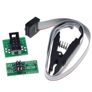 Clip de prueba SOIC8 SOP8 de alta calidad para programación en circuito EEPROM 93CXX/25CXX/24CXX en programador USB TL866CS TL866A - Product Image 1