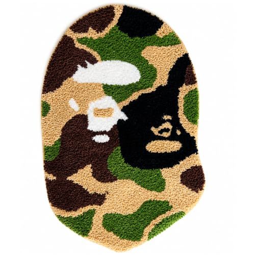 Óvalo verde camuflaje