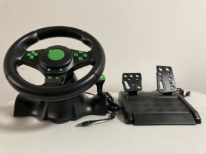 p4 Racing Game Steering Wheel for <strong>Ps</strong> 3 <strong>Ps</strong> 4 Pc Switch Nes Usb Car Steering-Wheel 180 Degree Rotation Vibration With Pedals - Product Image 3