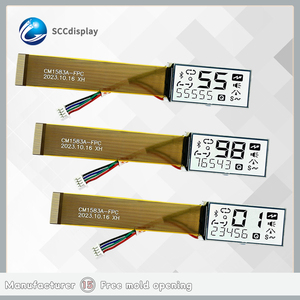 Commercio all'ingrosso piccola retroilluminazione personalizzata RGB 7 segmento Display LCD SJXD-353 connessione FPC moduli di grande valore a basso costo - Product Image 2
