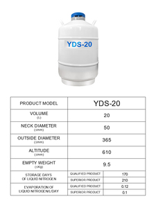 Easy to Use Cryo <strong>Chamber</strong> TST-YDS-20 Liquid <strong>Nitrogen</strong> tank 20l for Sale