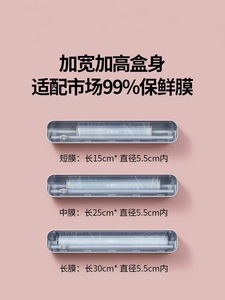 PVC多目的家庭用キッチンプラスチックラップカッター食品鮮度ディスペンサーしがみつくフィルムカッター