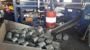 <strong>Automatic</strong> Horizontal Hydraulic Cast Iron Steel Shaving Chips <strong>Briquette</strong> Press <strong>Machine</strong>