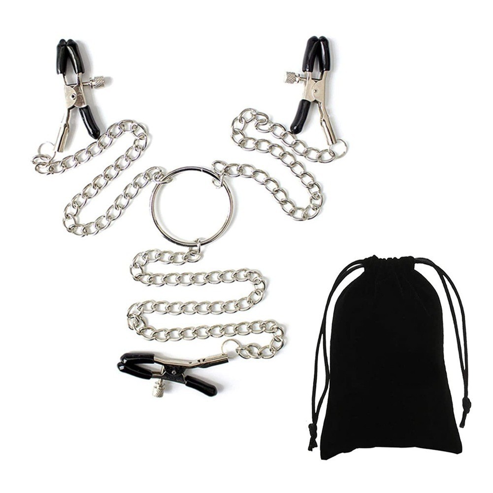 nipple clamps + aluminum foil bag