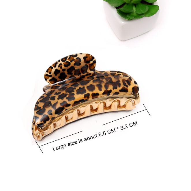 01 # Imprimé léopard foncé 7cm large