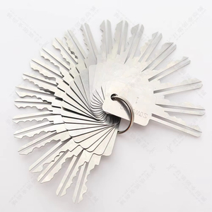 PadLock修理ツール鍵屋ツール用の48in1ユニバーサルロックキーセット - Product Image 1