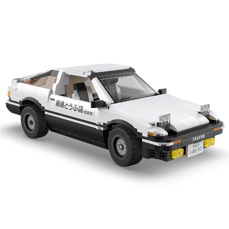 Cada C61024 AE86 Trueno coche de carreras construir bloque velocidad coche ladrillo juguetes modelo bloques de construcción juegos coche para niños