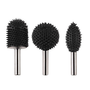 Hình Dạng Khác Nhau 3Pcs Kutzall Chế Biến Gỗ Quay Burr Set Tập Tin Khoan Bit Cho Khắc Gỗ - Product Image 1