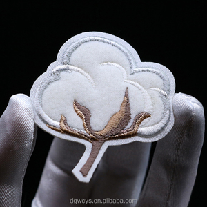 定制品牌图案3D刺绣补丁设计朋克铁背面刺绣补丁服装 - Product Image 3