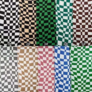 Tessuto stampato in maglia di poliestere 100% di alta qualità nuovo Design leggero Plaid motivi geometrici regolari personalizzabili