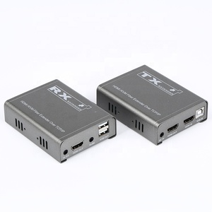 מקלט משדר 20KM סיבי HD Cat5e/6 כבל אאתרן HD עם IR & KVM