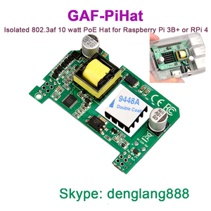 Nuovo cappello PoE GAF-PiHat isolato 802.3af 10 watt più economico per Raspberry Pi 3B + o RPi 4 - Product Image 6