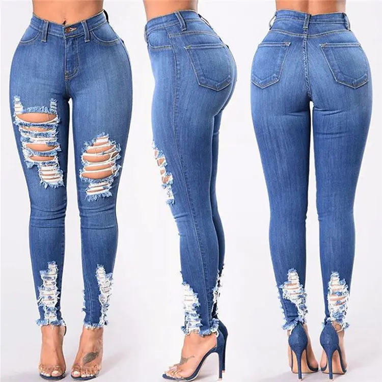 FREE Shipping Women Pants new Stretch Jeans women Fashion jeans denim woman Denim Pencil Pants outdoor jeans
