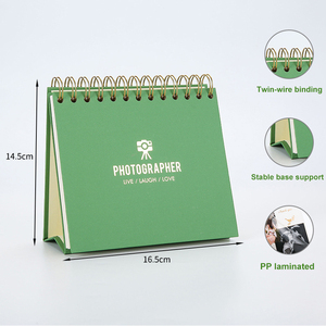 Custom Desk Calendar Photo Album Auto-adesivo espiral Scrapbook Páginas grossas Handmade DIY Memory Book - Product Image 5