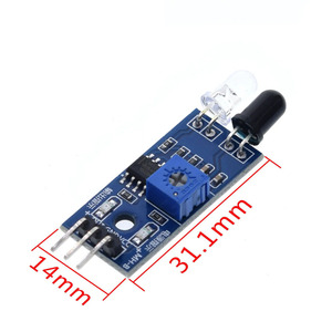 IR赤外線障害物回避センサーモジュールDiyスマートカーロボット反射光電3PIN - Product Image 6