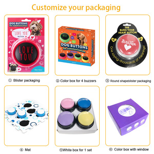 Botón de sonido personalizado grabable para entrenamiento de mascotas, botón de conversación para perros - Product Image 6