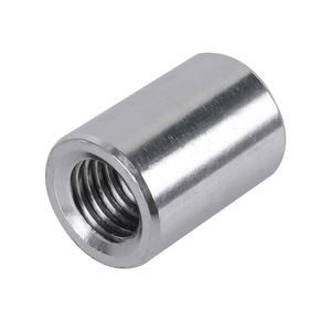 YPH High Standard Wholesale Custom Stainless Steel Long Cylindrical Round <strong>Coupling</strong> Nuts <strong>M3</strong>-M12 Thickened Nuts - Product Image 6