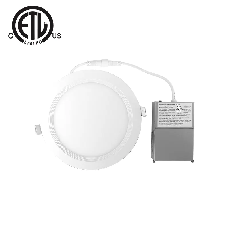 Led Downlight 9W 12W LED tavan gömme ızgara alüminyum alaşımlı yuvarlak lamba Spot işık 100-120 volt
