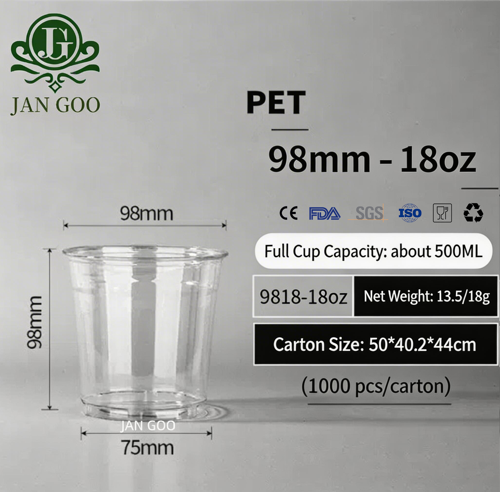C0004:Caliber98mm 18oz