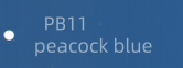 Peacock blue