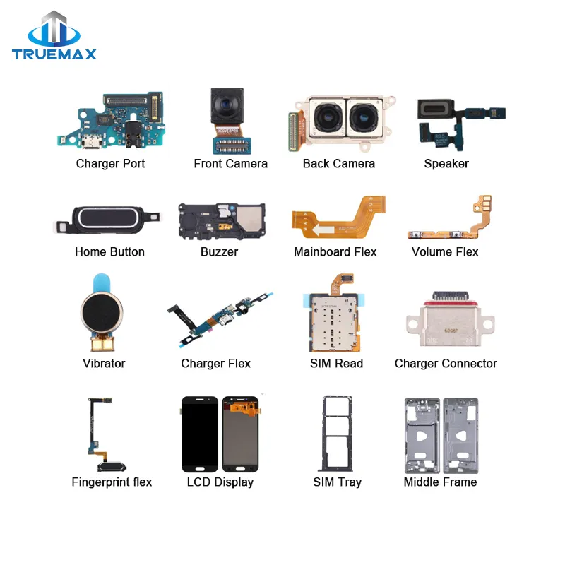 Pantalla LCD de teléfono móvil, placa de cargadores de reparación para Samsung Power Flex, pieza de montaje para iPhone