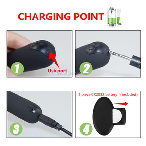 SacKnove Mini pratico USB ricaricabile telecomando elettrico corpo capezzolo Vagina sessuale giocattoli sessuali proiettile vibratore donne - Product Image 3