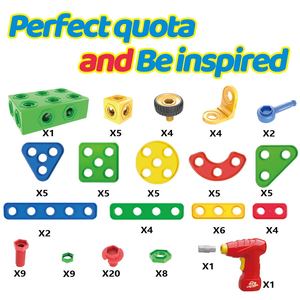 STEM <strong>Building</strong> <strong>Blocks</strong> Toys Kit DIY Construction Engineering <strong>Science</strong> <strong>Blocks</strong> Game Toy <strong>Building</strong> Set with Electrical Drill - Product Image 2