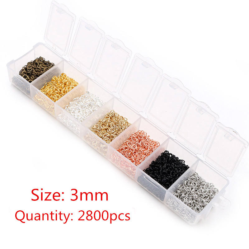 Mélangé 3mm 2800pcs