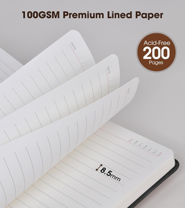 Custom stampato B6 in finta pelle copertina per diario Design minimalista colore blu con penna A5/A6/A7 Notebook con blocco per Note magnetiche - Product Image 4