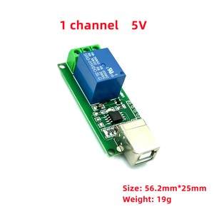 5V 12V 24V 1 2 4 8 canali interruttore di controllo relè USB Computer programmabile per Smart Home PC Controller intelligente - Product Image 3