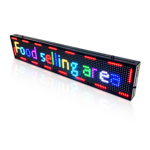 กระดานข้อความ LED P10แบบเลื่อนได้สำหรับโฆษณากลางแจ้งในร่ม