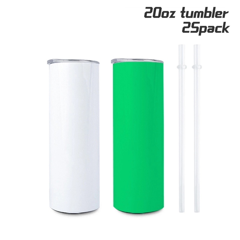 Gobelet vert brillant de 20 oz
