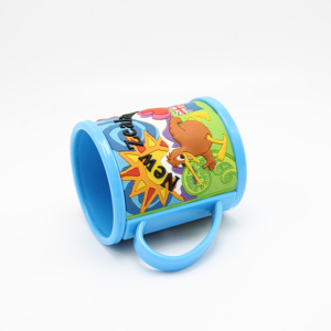 カスタムデザインのパーソナライズされたプラスチックマグカップ、カップスリーブカラフルな3DソフトPVCラバーマグ - Product Image 2