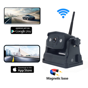 Cámara de marcha atrás magnética WiFi portátil directa de fábrica, cámara inalámbrica para coche, cámara de marcha atrás de respaldo de embalaje inverso