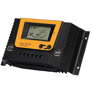 Nuevo sistema solar para el hogar, controlador de carga solar PWM automático 10A a 80A 12V/24V/36V/48V - Product Image 1