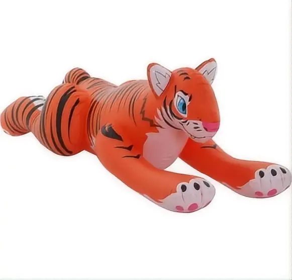 Beile personalizzato PVC gonfiabile tigre giocattoli d'acqua giostra cartone animato