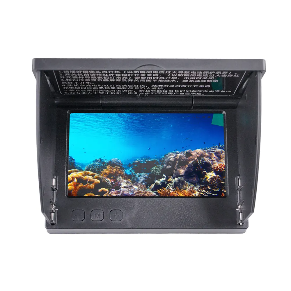Fabrik Fischfinder 1000TVL HD wasserdichte 5 Zoll Unterwasser-Angeln-Video Kamera für den Einsatz im Ozean und Süßwasser-Angeln