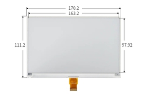 Roarkit 7.5inch E-Ink E-Paper Display HAT for <strong>Raspberry</strong> <strong>Pi</strong> 800*480 Resolution with Embedded <strong>Controller</strong>