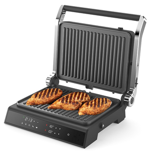 Aifa BBQ Intelligent Stainless Steel Housing with 180 Degree Flat Placement <strong>LED</strong> Display Screen 15 Preset <strong>Programs</strong> Contact Grill - Product Image 1