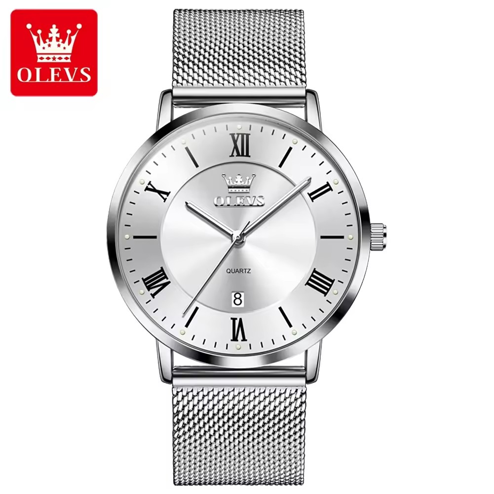 silvery white