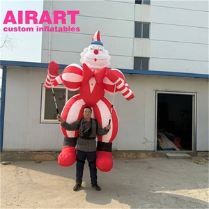 Spettacolo di circo di burattini gonfiabili a forma di Clown personalizzato in fabbrica oggetti di scena interattivi e da parata - Product Image 5