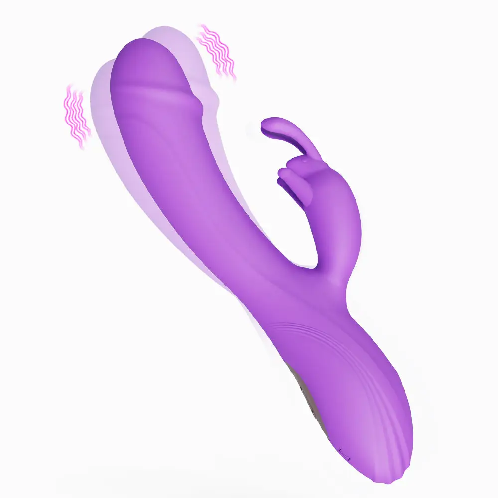 Juguete sexual Neonislands de lujo grande nuevo recargable mujeres silicona púrpura clítoris punto G conejo vibrador para mujeres