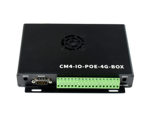 Industrieller IoT-Mini computer basierend auf Raspberry Pi Compute Module 4 (NICHT enthalten), PoE, 5G/4G, Metall gehäuse, Lüfter - Product Image 5