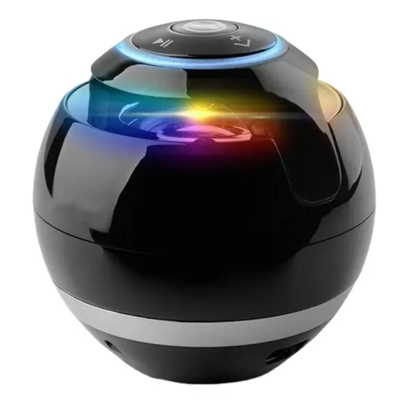 Nieuwe A18 Bal Led Mini Super Bass Draagbare Draadloze Luidspreker Met Fm Radio Tf Mic Usb Voor Mobiele Telefoon Accessoire