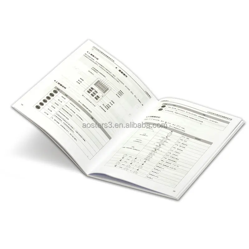 Großhandel Offsetdruck Broschüre Buch Broschüre benutzer definierte Katalog Broschüre