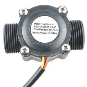 G3/4 "水流センサーDC3.5-24V FS300Aホール流量計スイッチフローメーターカウンター水制御1-60L/min - Product Image 1
